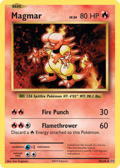 Magmar #020/108 Uncommon / Evolutions