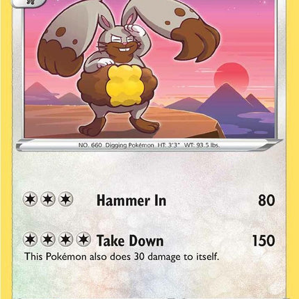 Diggersby #215/264 Uncommon (Reverse Holofoil) / Fusion Strike