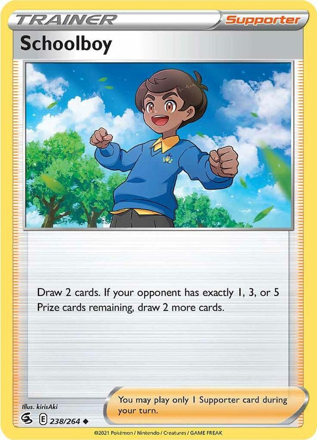 Schoolboy #238/264 Uncommon (Reverse Holofoil) / Fusion Strike