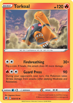 Torkoal #023/172 Uncommon / Brilliant Stars