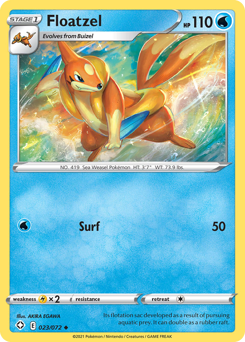 Floatzel #23/72 Uncommon / Shining Fates