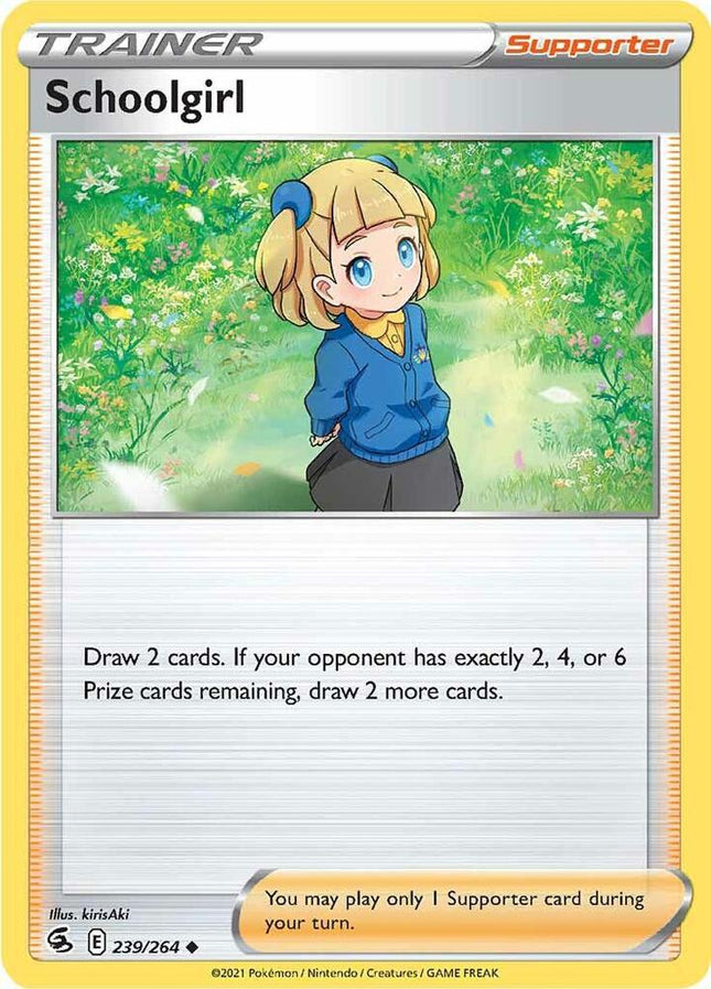 Schoolgirl #239/264 Common (Reverse Holofoil) / Fusion Strike
