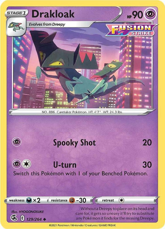 Drakloak #129/264 Uncommon / Fusion Strike