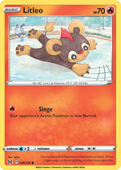 Litleo #028/196 Common / Lost Origin