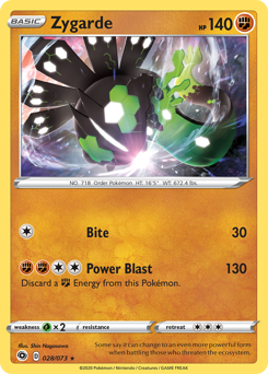 Zygarde #28/73 Holo Rare (Holofoil) / Champion's Path