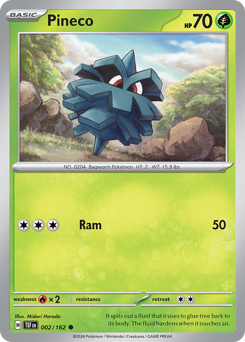 Pineco #002/162 Common (Reverse Holofoil) / Temporal Forces