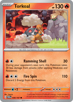 Torkoal #030/167 Common / Twilight Masquerade