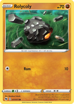 Rolycoly #31/73 Common (Reverse Holofoil) / Champion's Path