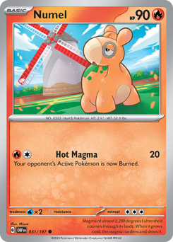 Numel #031/197 Common / Obsidian Flames