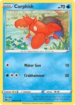 Corphish #032/172 Common / Brilliant Stars