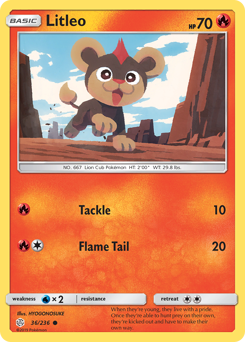 Litleo #036/236 Common / Cosmic Eclipse