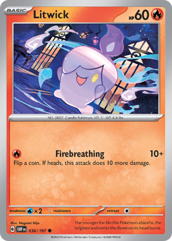 Litwick #036/197 Common / Obsidian Flames