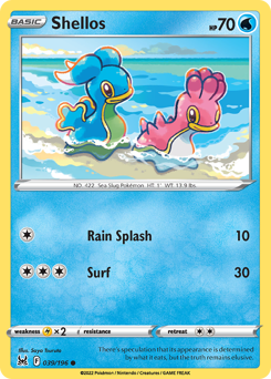 Shellos #039/196 Common (Reverse Holofoil) / Lost Origin