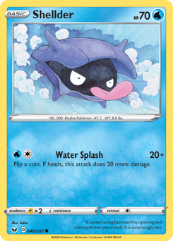 Shellder #040/202 Common (Reverse Holofoil) / Sword & Shield