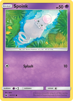 Spoink #041/111 Common / Crimson Invasion