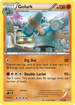 Golurk #041/98 Common (Reverse Holofoil) / Ancient Origins