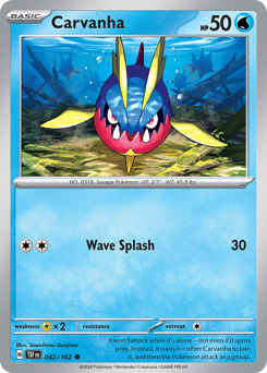Carvanha #042/162 Common / Temporal Forces