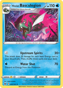 Hisuian Basculegion #045/196 Holo Rare (Holofoil) / Lost Origin