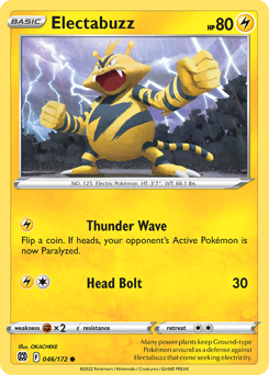 Electabuzz #046/172 Common / Brilliant Stars