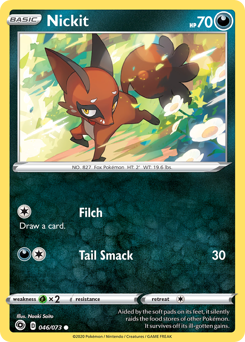 Nickit #46/73 Common (Reverse Holofoil) / Champion's Path