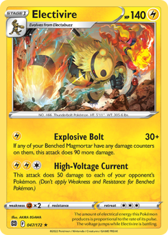 Electivire #047/172 Rare (Normal) / Brilliant Stars