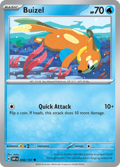 Buizel #048/197 Common / Obsidian Flames