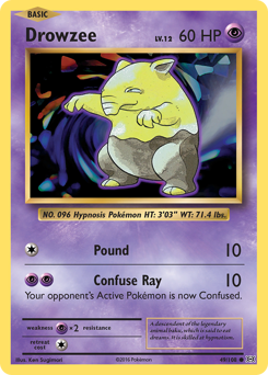Drowzee #049/108 Common / Evolutions