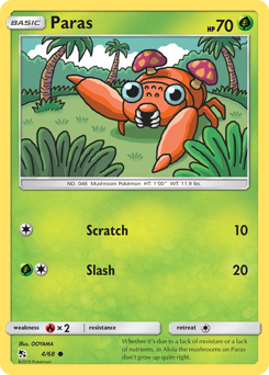 Paras #04/68 Common / Hidden Fates