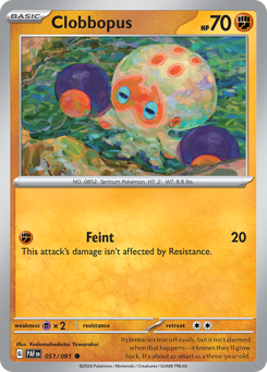 Clobbopus #51/91 Common / Paldean Fates