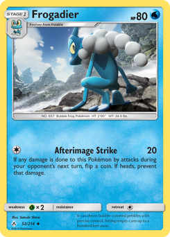 Frogadier #052/214 Uncommon / Unbroken Bonds