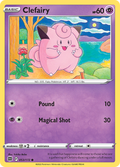Clefairy #053/172 Common / Brilliant Stars