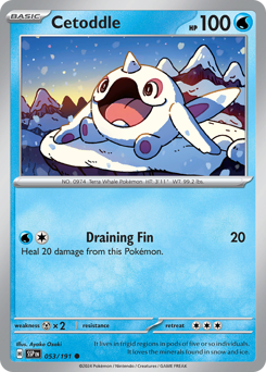Cetoddle #053/191 Common / Surging Sparks