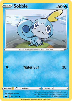 Sobble #054/202 Common / Sword & Shield