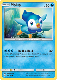 Piplup #054/236 Common / Cosmic Eclipse