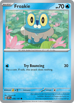 Froakie #056/197 Common / Obsidian Flames