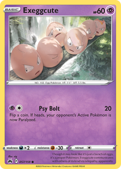 Exeggcute #057/159 Common / Crown Zenith