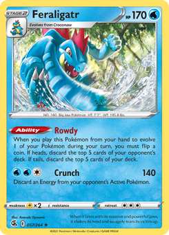 Feraligatr #057/264 Holo Rare (Holofoil) / Fusion Strike