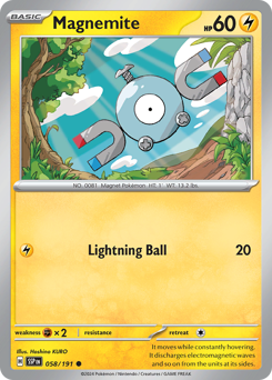 Magnemite #058/191 Common / Surging Sparks