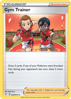 Gym Trainer #59/72 Uncommon (Reverse Holofoil) / Shining Fates