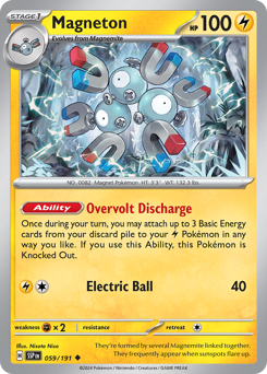 Magneton #059/191 Uncommon / Surging Sparks