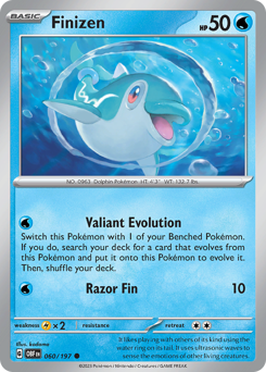 Finizen #060/197 Common (Reverse Holofoil) / Obsidian Flames