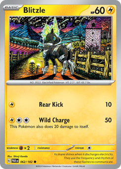Blitzle #062/182 Common (Reverse Holofoil) / Paradox Rift
