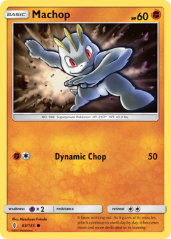 Machop #063/145 Common / Guardians Rising