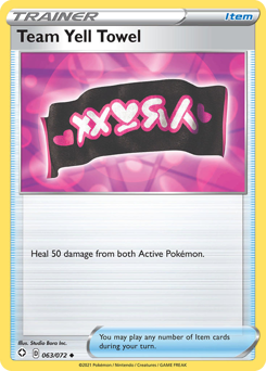 Team Yell Towel #63/72 Uncommon / Shining Fates