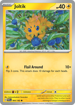 Joltik #064/182 Common (Reverse Holofoil) / Paradox Rift