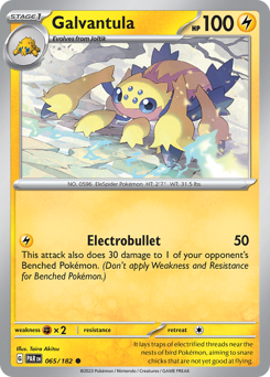 Galvantula #065/182 Common / Paradox Rift