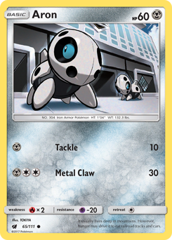 Aron #065/111 Common / Crimson Invasion