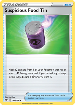 Suspicious Food Tin #66/73 Uncommon (Reverse Holofoil) / Champion's Path