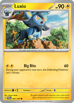 Luxio #067/167 Common (Reverse Holofoil) / Twilight Masquerade