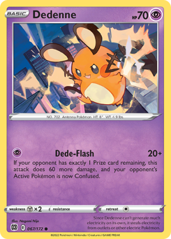 Dedenne #067/172 Common / Brilliant Stars